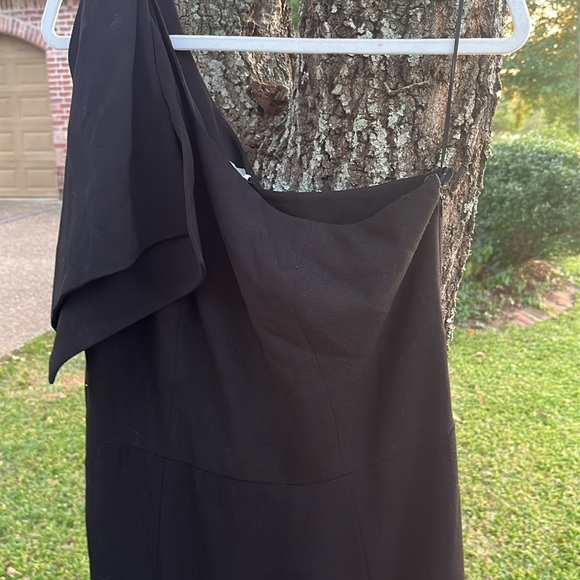 NWT Dress The Population XXL black one-shoulder gown - Picture 6 of 9